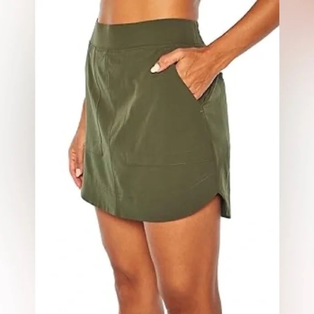 Athleta Olive Mini Skirt